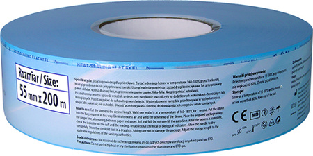 Rękaw do sterylizacji 200m x 55 mm SoftMed