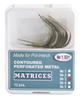 Contoured perforated metal matrices for Ivory (12 pcs box) no. 3 - TOR VM
