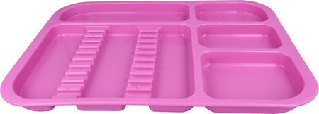 Tacka stomatologiczna 34x24,5x2 cm (plastikowa, autoklawowalna) - fioletowa