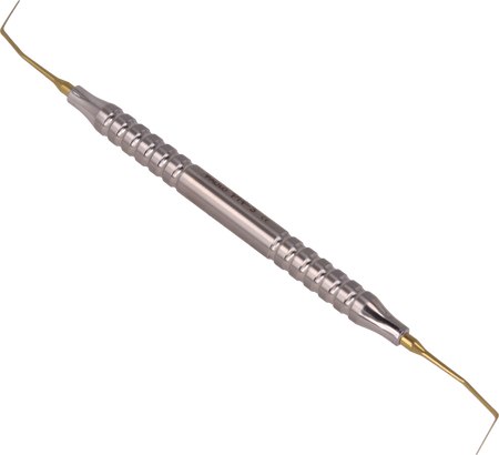 Filling instrument Paulo PIF-3 TiN hollow curved handle