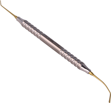 Filling instrument Paulo PIF-1 TiN hollow curved handle