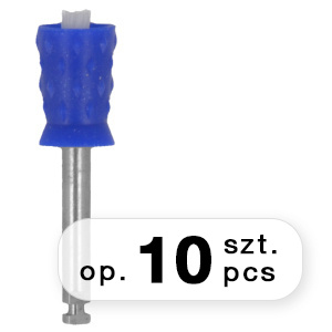 Dual-use cup prophy polisher and brush hard, blue (10 pcs.)