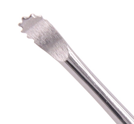 Łyżeczka ząbkowana - upychadło ząbkowane, rozmiar 2 mm