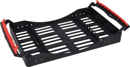 Instrument sterilization cassette - 10 slots - black