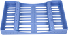 Instrument sterilization cassette - 10 slots - blue